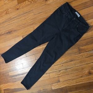 Madewell Black Skinny Jeans Stretch Tapered